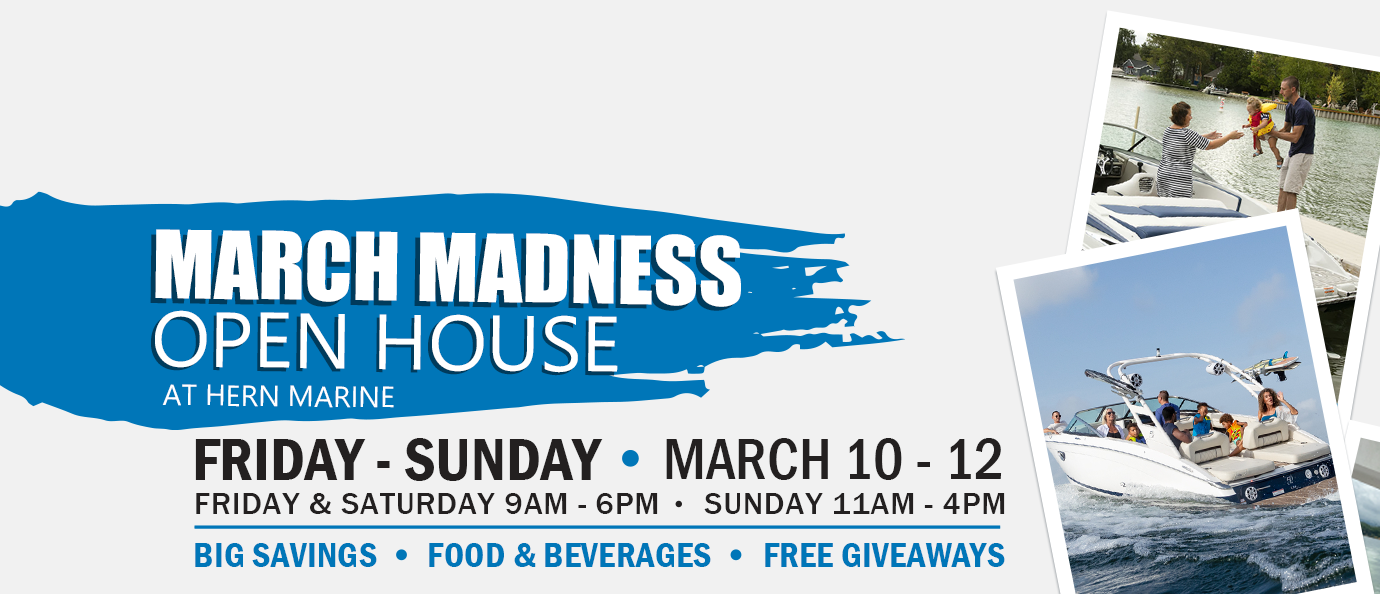 2023 March Madness Open House Homepage Graphic